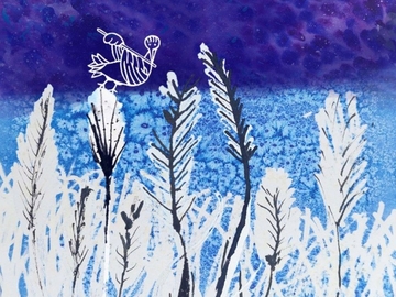 Vernisáž výstavy / Do nebes a zpět / Práce žáků ZUŠ Luhačovice 